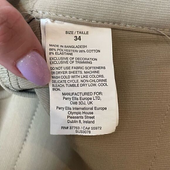 Callaway Mens Shorts Active Waist Performance Tan Golf Size 34 Stretch - Picture 8 of 9